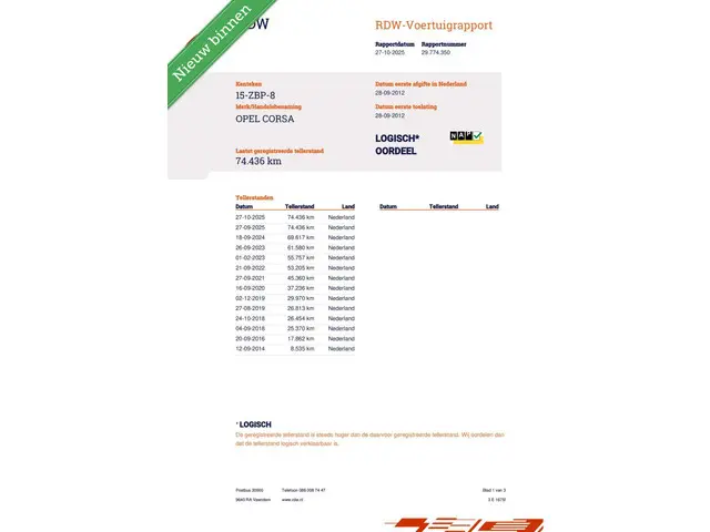 Opel Corsa 1.4-16V Cosmo 5drs/Airco/Nap-km 2012 Benzine 15