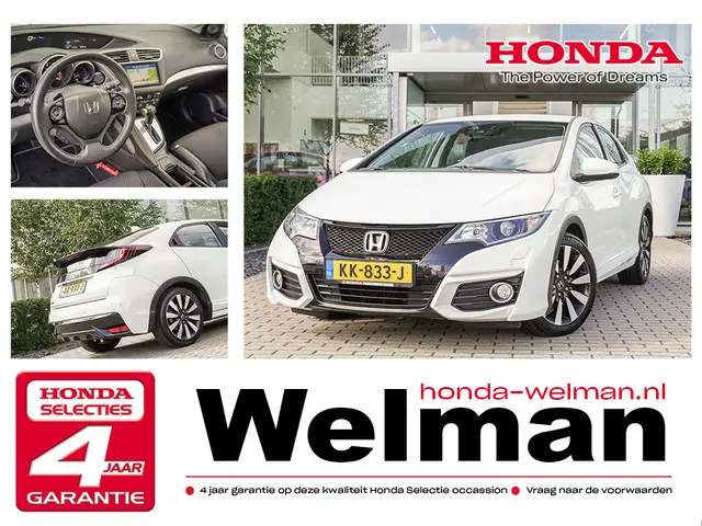 Honda Civic 1.8i VTEC ELEGANCE - SPORT 2016 Benzine