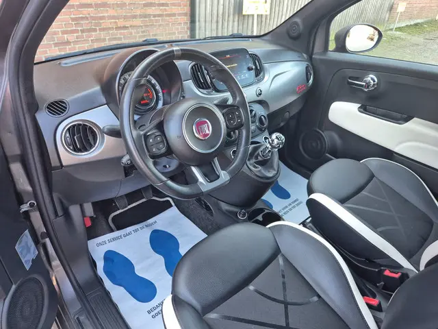Fiat 500 S 1.2 Sport Carplay, Half leder 2018 Benzine 3