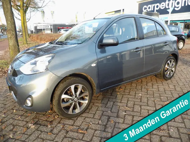 Nissan Micra 1.2 Tekna AIRCO,NAVI,PANODAK,UNIEK 2014 Benzine 2