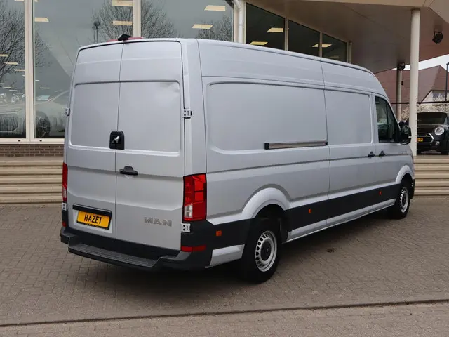 MAN TGE 35 3.140 AUT. L4H3 ZILVERGRIJS + CAMERA 2021 Diesel 2