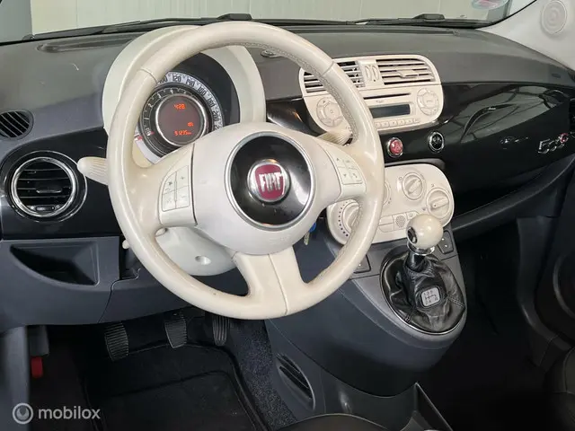 Fiat 500 1.2 Lounge [ leder historie LM ] 2014 Benzine 8