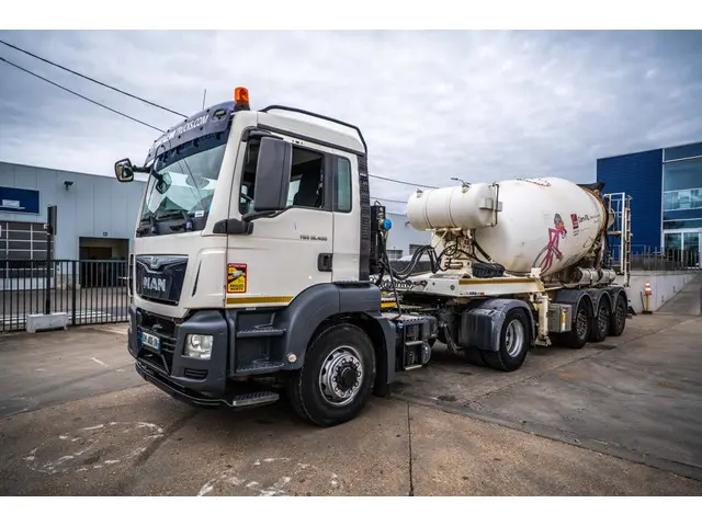 MAN TGS 18.400 BLS 4X4H+SEMI-MIXER 12M3 2014 Diesel