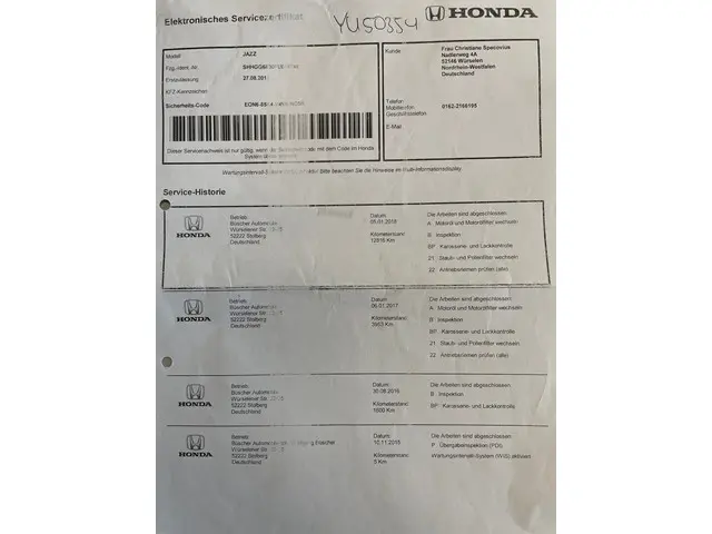 Honda Jazz 1.4 Trend AUTOMAAT 2015 Benzine 20