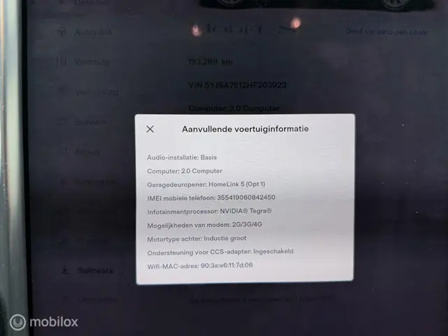 Tesla Model S 75 Base PANORAMADAK 2017 Elektrisch 18
