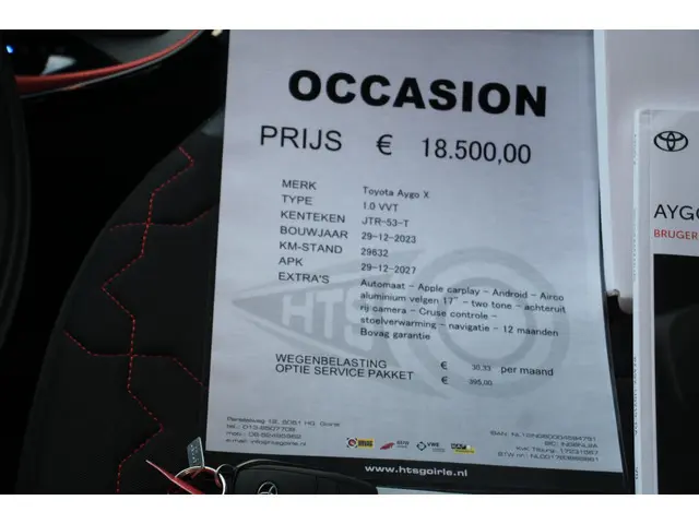 Toyota Aygo X 1.0 VVT-i S-CVT first 2023 Benzine 29