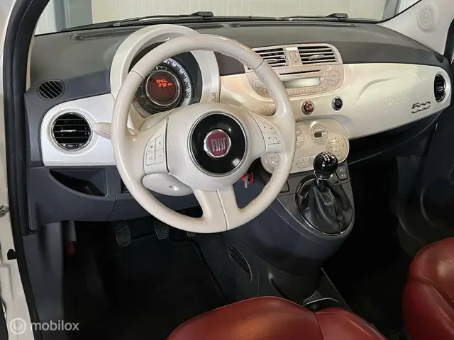 Fiat 500 1.2 Lounge [ leder panorama climate LM ] 2013 Benzine 7