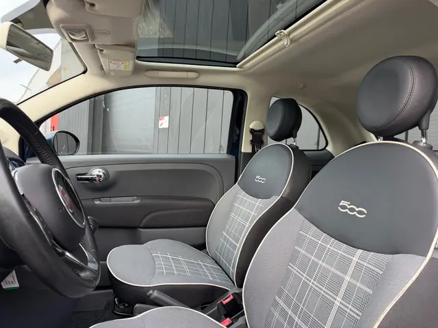 Fiat 500 Fiat 500, 1.2 Lounge Panoramadak 2016 Benzine 10