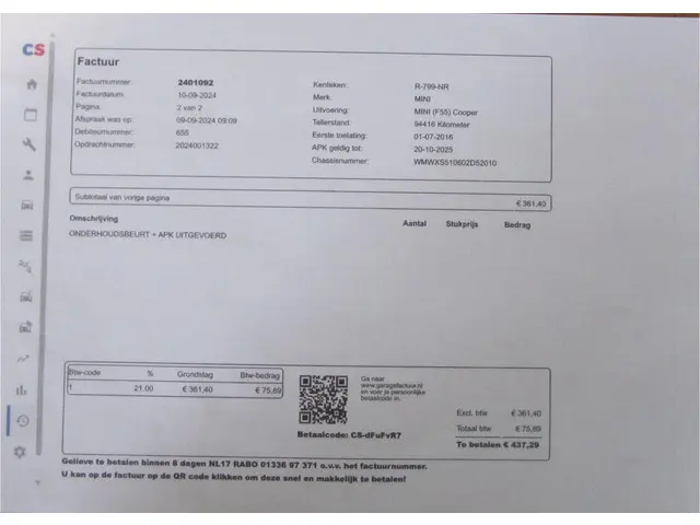 MINI Cooper Mini 1.5 Automaat Chili 2016 Benzine 71