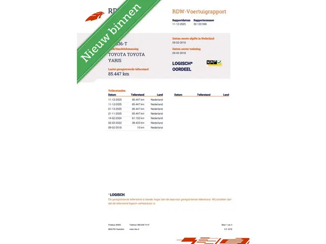 Toyota Yaris 1.0 VVT-i Comfort 2018 Benzine 16