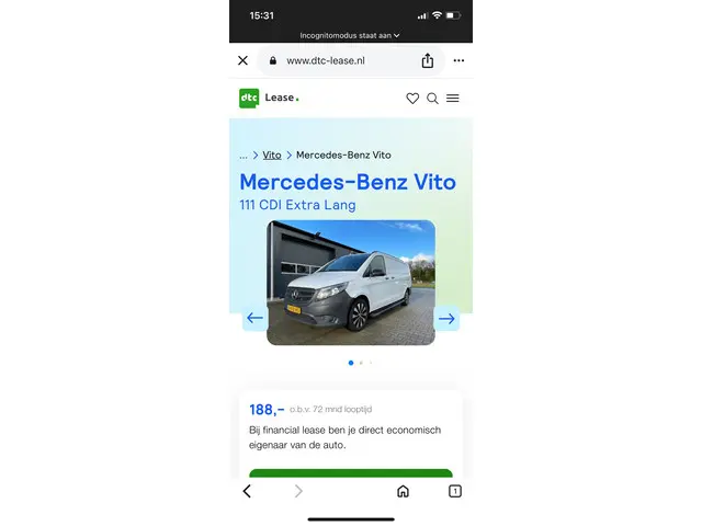 Mercedes-Benz Vito 111 CDI Extra Lang 2017 Diesel 24