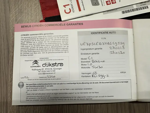 Citroën C1 1.0 e-VTi Feel 5drs 2018 Benzine 30