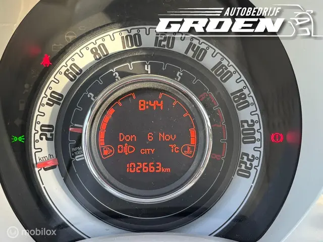 Fiat 500 1.2 Lounge PANO|AIRCO|GARNATIE 2015 Benzine 23