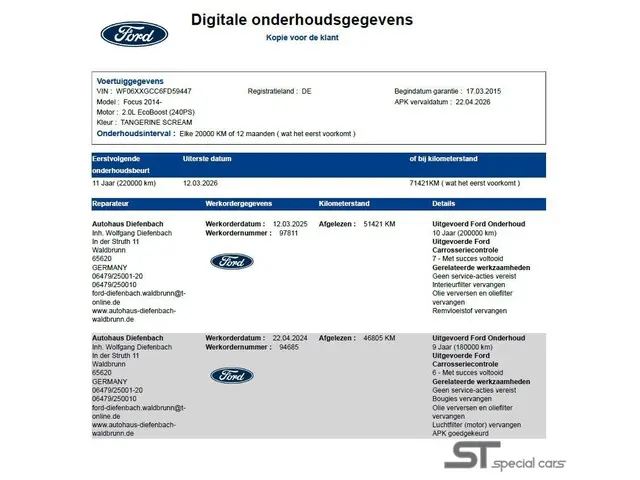 Ford Focus Wagon 2.0 ST-3|Uniek|Full 2015 Benzine 31