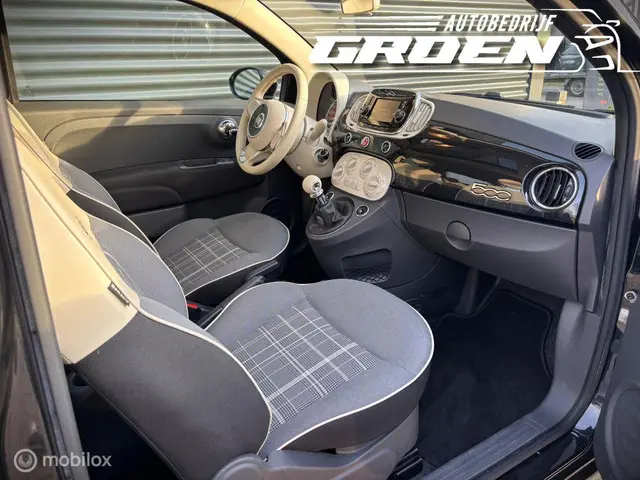 Fiat 500 1.2 Lounge PANO|AIRCO|GARNATIE 2015 Benzine 3