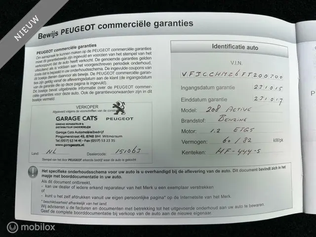Peugeot 208 1.2 PureTech Active Automaat 2015 Benzine 14