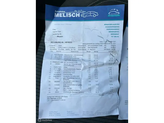 Ford C-MAX 1.0 Edition Plus | Trekhaak | 2014 Benzine 38