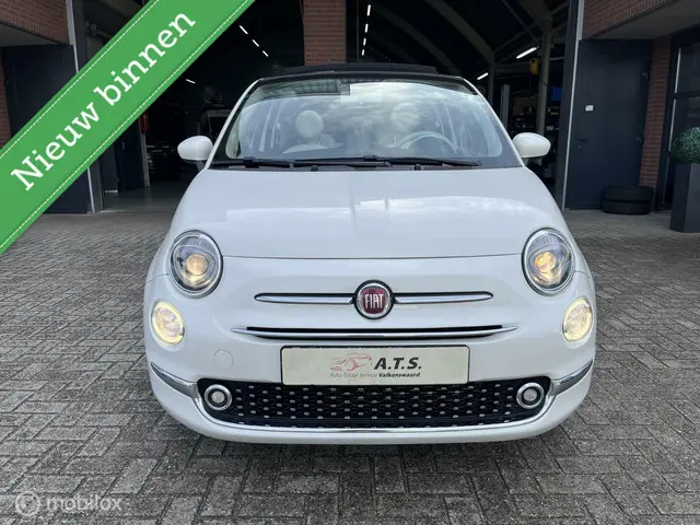 Fiat 500C 1.2 Lounge CABRIO*AIRCO*CRUISE*PDC* 2019 Benzine 2