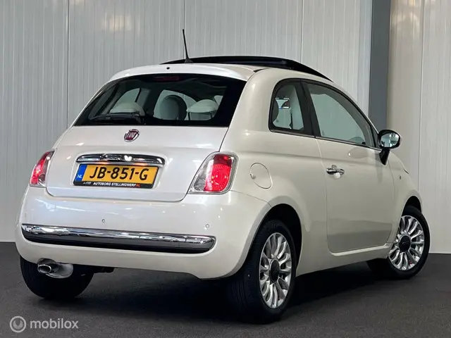 Fiat 500 1.2 Lounge [ leder panorama climate LM ] 2013 Benzine 6