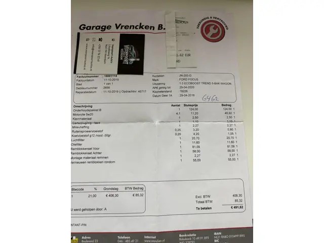 Ford Focus Wagon 1.0 Airco Cruise 2016 Benzine 57