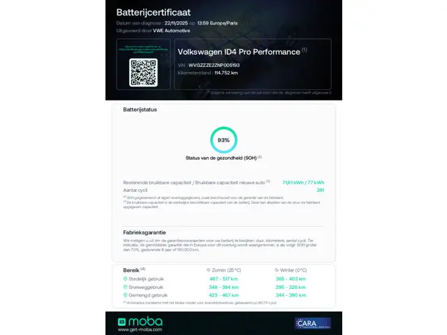 Volkswagen ID.4 Life 77 kWh SOH 93% 2021 Elektrisch 23