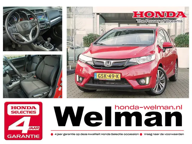 Honda Jazz 1.3i V-TEC ELEGANCE 2016 Benzine