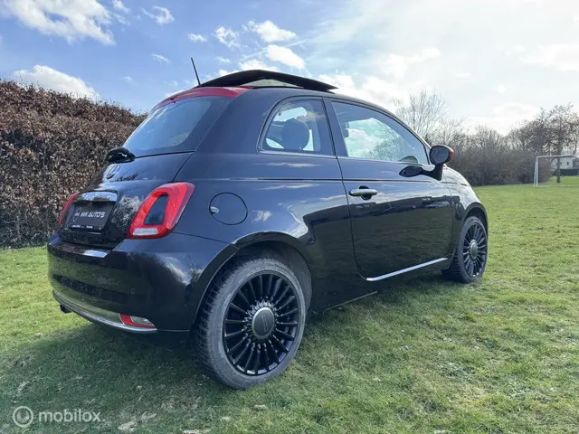 Fiat 500 1.2 ltr. van 2016 met schuifdak 2016 Benzine 12