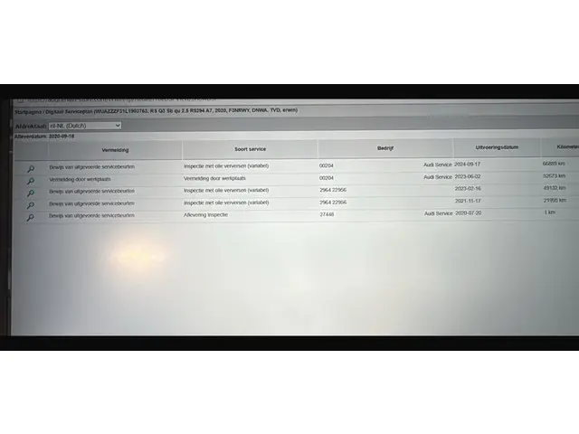 Audi RSQ3 SPORTBACK TFSI 2020 Benzine 35