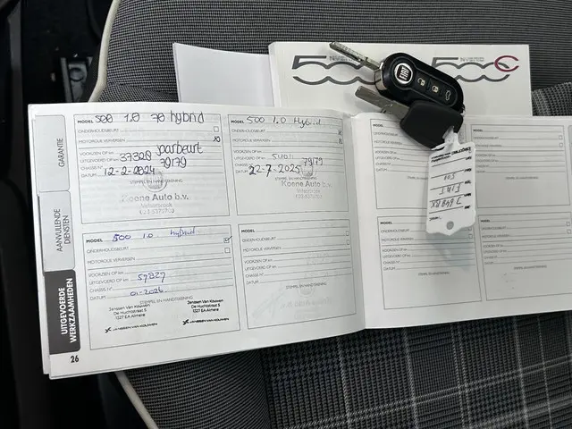 Fiat 500 1.0 Hybrid Lounge 2020 Benzine 12