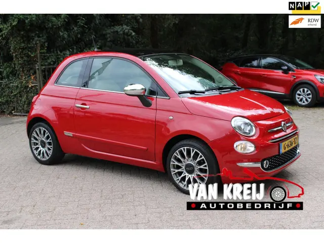 Fiat 500 1.2 Lounge, Navi, Clima, 73924km 2016 Benzine