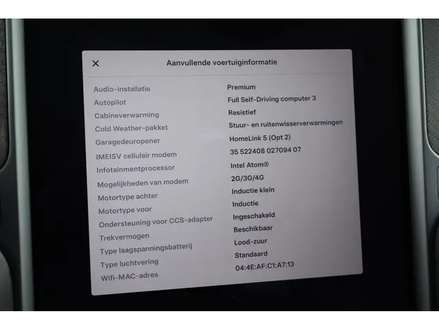 Tesla Model X 100D 7p. 2018 Elektrisch 11