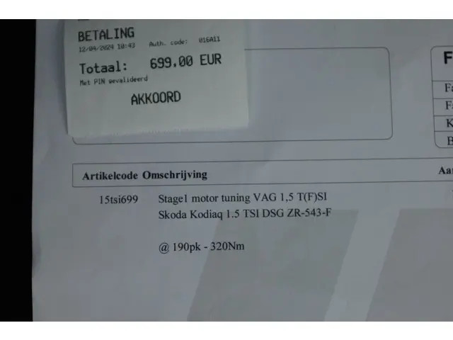 Škoda Kodiaq 1.5 TSI Style Business 7p. DSG 2019 Benzine 7