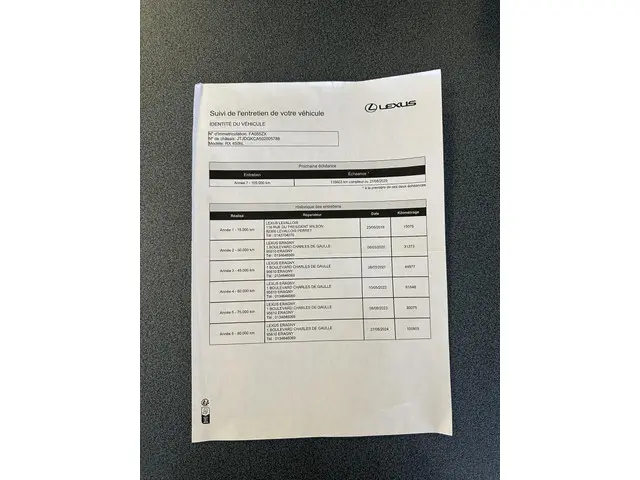 Lexus RX 450hL 4WD President Line 2018 Hybride Benzine 28