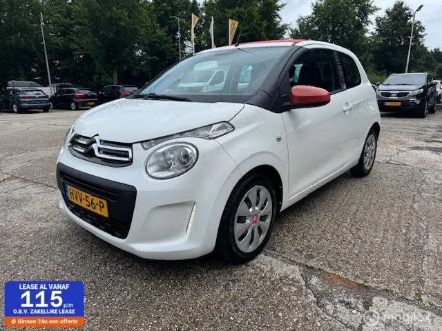 Citroën C1 1.0 e-VTi Shine met cabriodak. 2016 Benzine