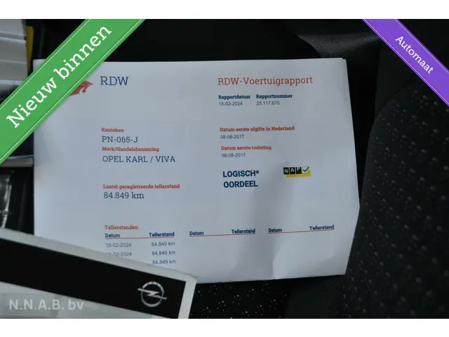 Opel KARL 1.0 ecoFLEX Edition, Automaat. 2017 Benzine 16