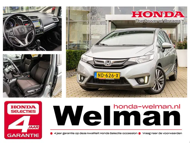 Honda Jazz 1.3i VTEC ELEGANCE 2017 Benzine