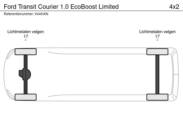 Ford Transit Courier 1.0 EcoBoost Limited 2024 Benzine 53