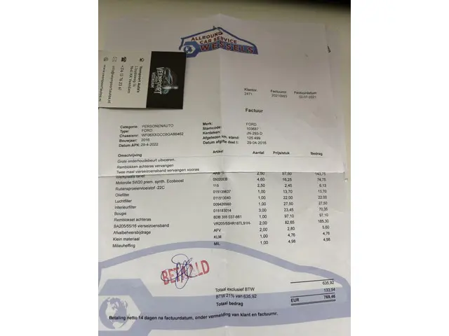 Ford Focus Wagon 1.0 Airco Cruise 2016 Benzine 59