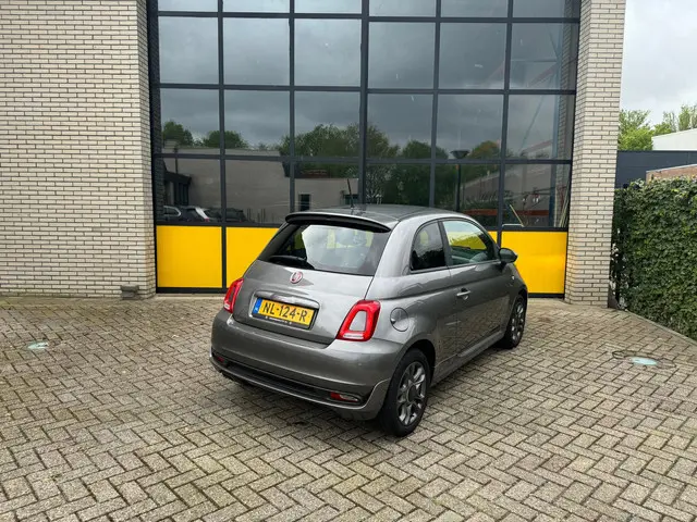 Fiat 500 Turbo Sport S, Half leer, Clima, LMV 2017 Benzine 3