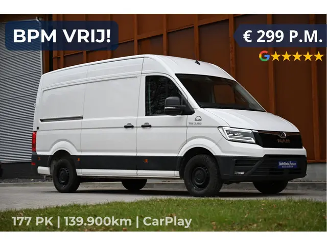 MAN TGE 3.180 2.0 BiTDI 177PK L3H3 2021 Diesel