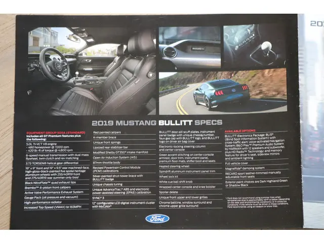 Ford Mustang Fastback Bullitt 2019 Benzine 58