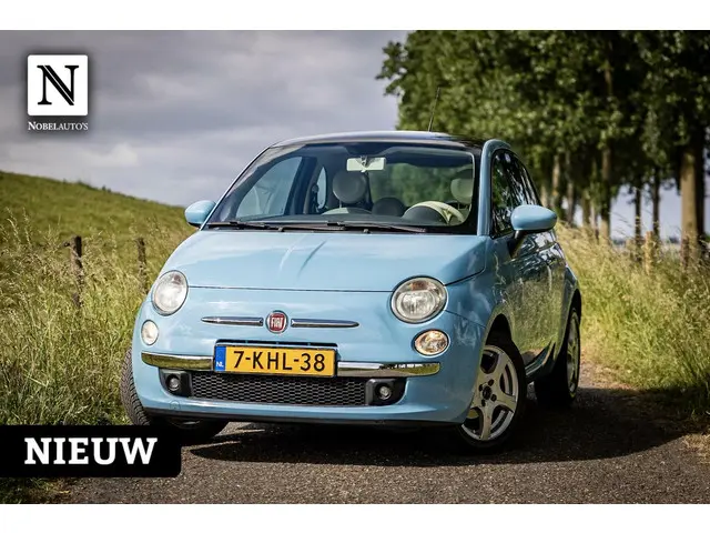 Fiat 500 1.2 Lounge | Pano dakje | Nap | LM velgen 2012 Benzine