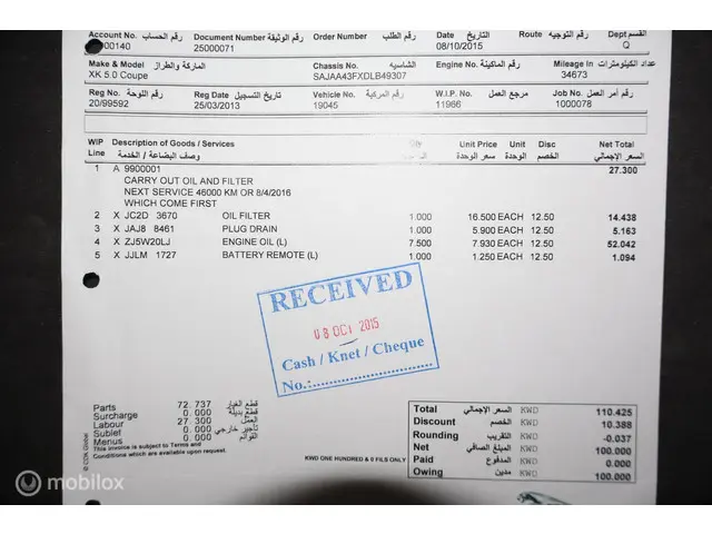 Jaguar XK 5.0 V8 Coupé 2013 Benzine 63