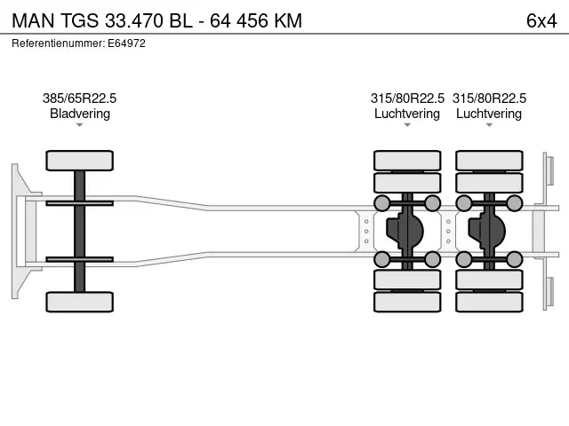 MAN TGS 33.470 BL - 64 456 KM 2021 Diesel 19