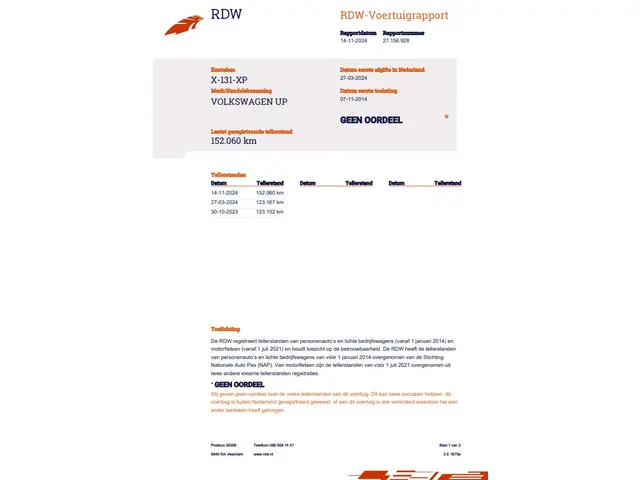 Volkswagen up! 1.0 groove up! BlueMotion 2014 Benzine 24