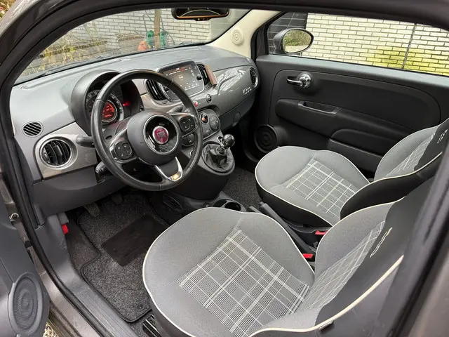 Fiat 500 1.2 Lounge|Pano|cruise|Nw distr|nav|etc. 2017 Benzine 9