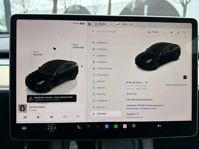 Tesla Model Y Long Range AWD 75 kWh 2022 Elektrisch 28