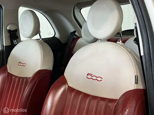 Fiat 500 1.2 Lounge [ leder panorama climate LM ] 2013 Benzine 9