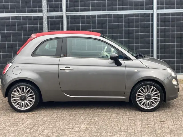 Fiat 500C 0.9 TwinAir Lounge Cabrio leder 2014 Benzine 6