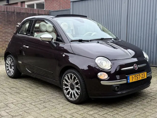 Fiat 500C 0.9 TwinAir Lounge| AUT | Leder | NAP 2014 Benzine 9